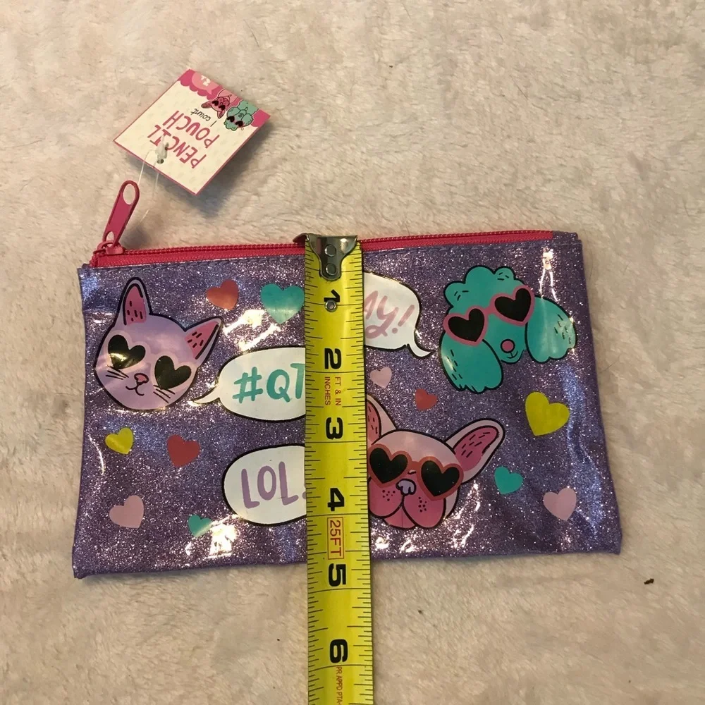 ✨✨5/$10✨✨ Dogs Pets Cat Pencil Pouch makeup bag 2018 Horizon Group USA New